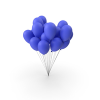 Blue Balloons PNG & PSD Images