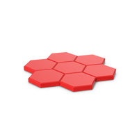 Red Octagon Panels PNG & PSD Images