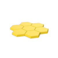Yellow Octagon Panels PNG & PSD Images
