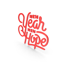 NEW YEAR RED PNG & PSD Images