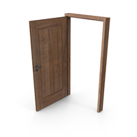 Wooden Door Open PNG & PSD Images