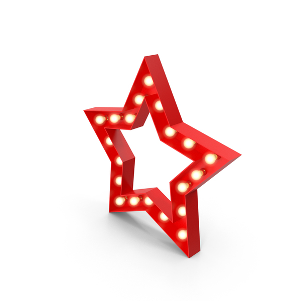 Light Bulb Star Decorations PNG & PSD Images
