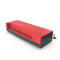 Laminator Red Used PNG & PSD Images
