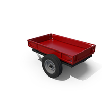 Red Trailer PNG & PSD Images