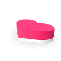 Pink & White Heart Box PNG & PSD Images