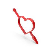 Love Heart Valentine Red PNG & PSD Images