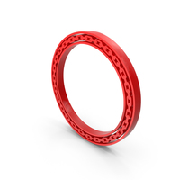 Red Chain Round Frame PNG & PSD Images