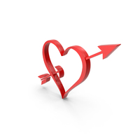 Valentine Love Heart Red PNG & PSD Images