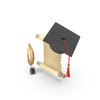 Graduation Parchment PNG & PSD Images