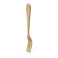 Gold Fork PNG & PSD Images