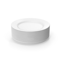Ceramic Plate Stack PNG & PSD Images