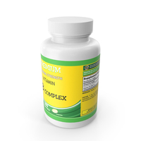 Vitamin B Complex Bottle PNG & PSD Images