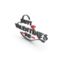 Black Happy Valentines Day Sign PNG & PSD Images