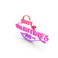 Happy Valentines Day Love Pink PNG & PSD Images