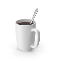 Coffee Cup With Spoon PNG & PSD Images