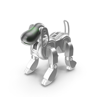 Sony Aibo Dog Black Metallic PNG & PSD Images