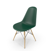 Green Eames Modern Chair PNG & PSD Images