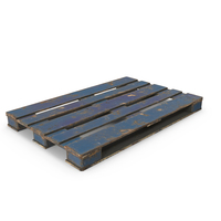 Blue Peeled Wood Pallet PNG & PSD Images
