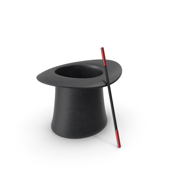 Magic Hat Stick Red PNG & PSD Images
