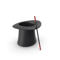 Magic Hat Stick Red PNG & PSD Images