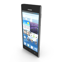 Huawei Ascend P2 Black and White PNG & PSD Images