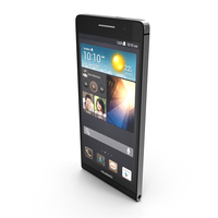 Huawei Ascend P6 Black And White PNG & PSD Images