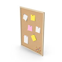 Pinboard With Notes PNG & PSD Images