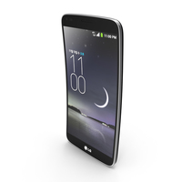 LG G Flex Curved Smartphone PNG & PSD Images