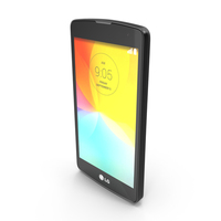 LG L70+ Fino Black And White Smartphone 2014 PNG & PSD Images