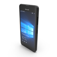 Microsoft Lumia 550 Smartphone 2015 Black And White PNG & PSD Images