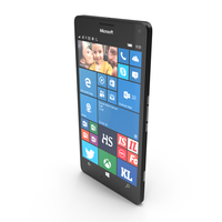 Microsoft Lumia 950 XL Smartphone Black And White PNG & PSD Images