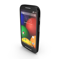 Motorola Moto E 2014 Smartphone Black PNG & PSD Images