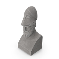 Pericles Stone Bust PNG & PSD Images