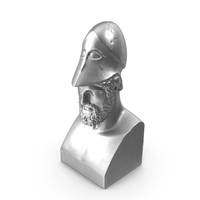 Pericles Metal Bust PNG & PSD Images