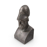 Pericles Bronze Outdoor Bust PNG & PSD Images