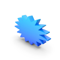 Blue Star Speech Bubble PNG & PSD Images