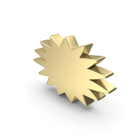 Gold Star Speech Bubble PNG & PSD Images