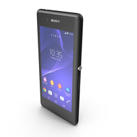 Sony Xperia E3 Black PNG & PSD Images