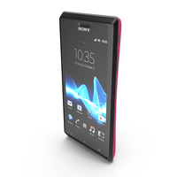 Sony Xperia J Pink PNG & PSD Images