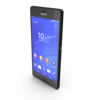 Sony Xperia Z3 Black PNG & PSD Images