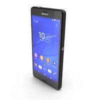 Sony Xperia Z3 Compact Black PNG & PSD Images