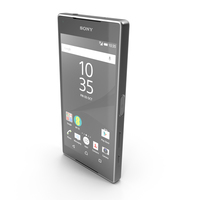 Sony Xperia Z5 Compact Black Smartphone 2015 PNG & PSD Images