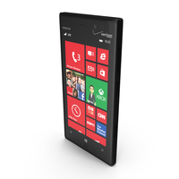 Nokia Lumia 928 Flagship Smartphone In Black And White PNG & PSD Images