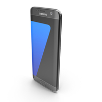 Samsung Galaxy S7 Edge Black 2016 Smartphone PNG & PSD Images