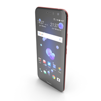 HTC U11 Solar Red PNG & PSD Images