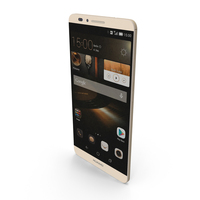 Huawei Ascend Mate 7 Amber gold PNG & PSD Images