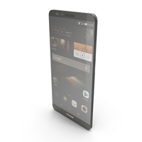 Huawei Ascend Mate 7 Obsidian black PNG & PSD Images