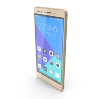 Huawei Honor 7 Gold PNG & PSD Images