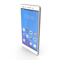 Huawei Honor 7 Silver PNG & PSD Images