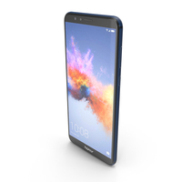 Huawei Honor 7X Blue PNG & PSD Images